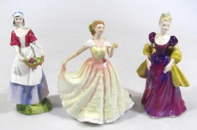 Three Royal Doulton figures