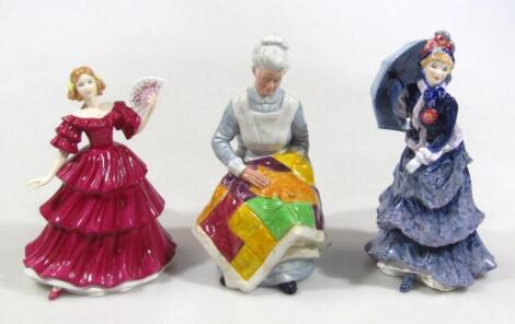 Three various Royal Doulton figures