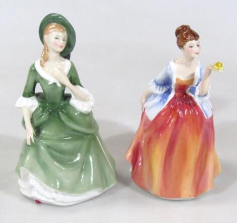 A Royal Doulton figure of a lady