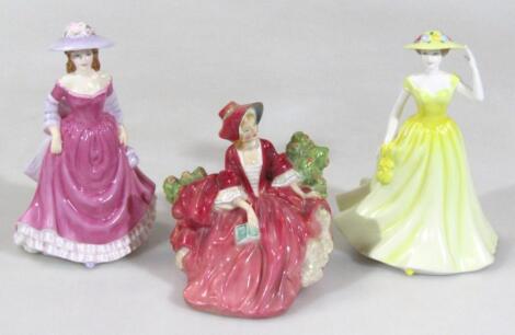 Three Royal Doulton figures