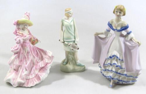 Three Royal Doulton figures