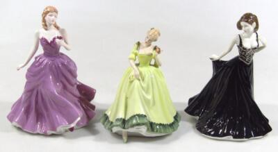 Three Royal Doulton figures