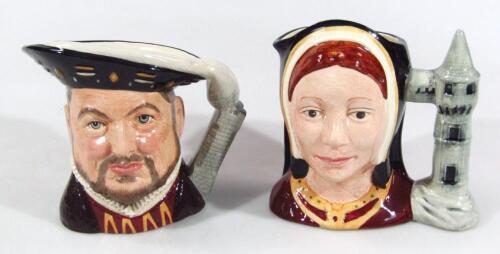 A Royal Doulton large character jug