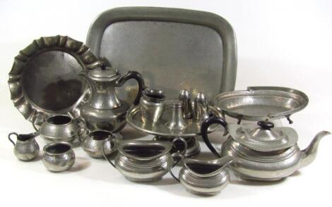 Various Arts & Crafts and other pewter