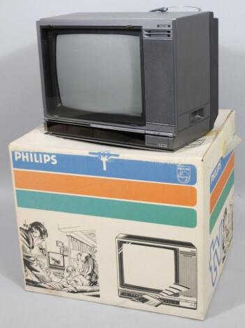 A Philips original retro colour television