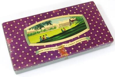 A mid 20thC metal Cadburys Bournville advertising tin - 4