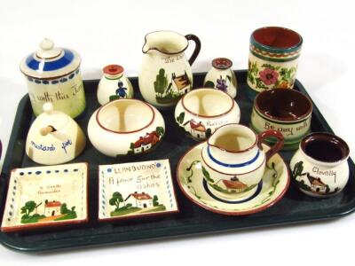 Various Torquay ware - 2