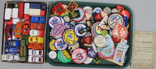 Various iron on Scouting and Cub Scout badges