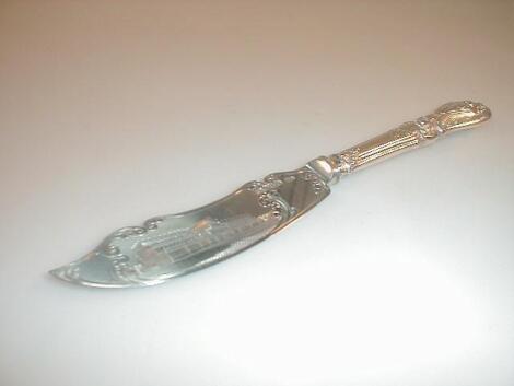 A Victorian butter knife