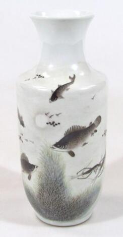 A Taisho period Japanese porcelain vase