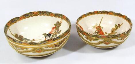 A Japanese late Meiji period satsuma bowl