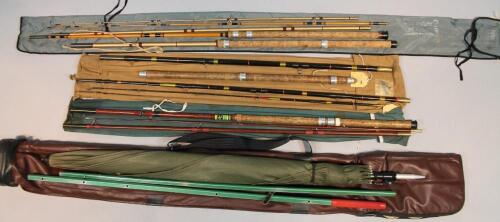 Various fishing rods