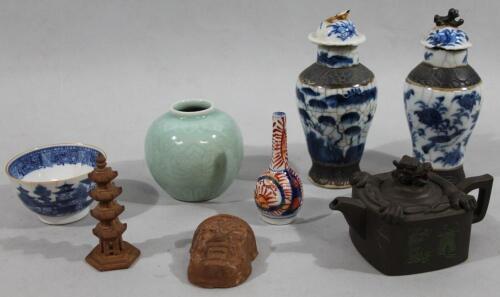Various oriental artefacts