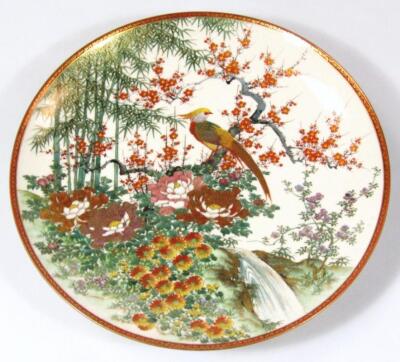 A late 19thC Japenese Meiji period satsuma dish