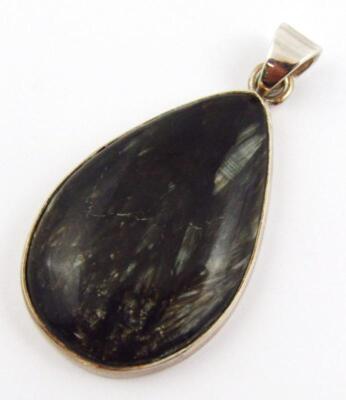 A silver pendant