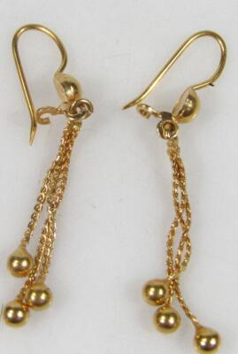 Two pairs of drop earrings - 2