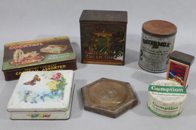 Various tins