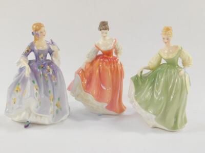 Three Royal Doulton figures