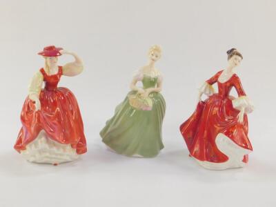 Three Royal Doulton figures