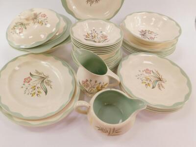 A Clarice Cliff Design pottery part dinner service for Royal Staffordshire - 2