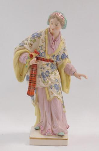 A Continental 20thC porcelain figure of a lady