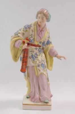 A Continental 20thC porcelain figure of a lady