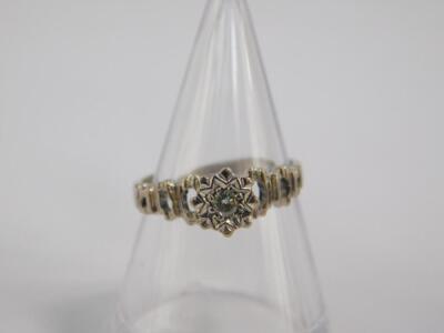 An 18ct gold and diamond solitaire ring - 2