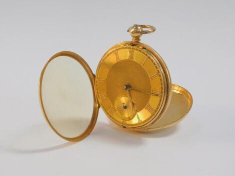 A Victorian gentleman's 18ct gold cased pocket watch