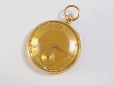 A Victorian gentleman's 18ct gold cased pocket watch - 2