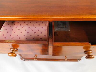 A Victorian mahogany chest of drawers - 3