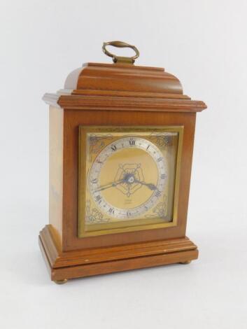 An Elliott mahogany cased mantel clock