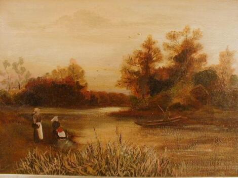 An Edwardian oil on canvas