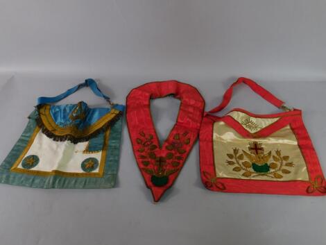 A Masonic apron