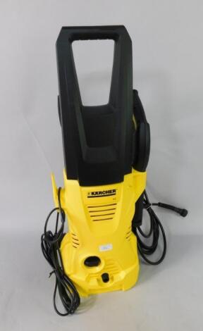 A Karcher K2 pressure washer.