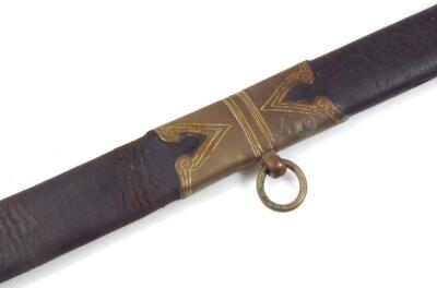 A late 18thC early 19thC Royal Navy Officers Sword by Gibson Thomson & Craigs - 4