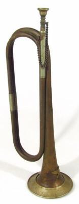 A Third Reich brass bugle - 2
