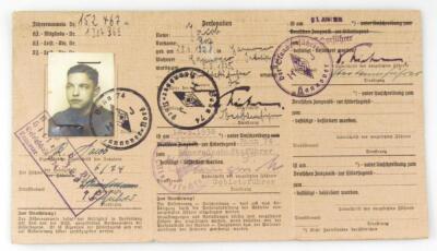 Three Weimar Republic/Third Reich Fuhrer/Mitglieds Ausweis Der Hitler Jugend membership cards - 2