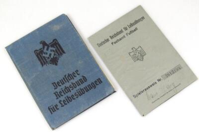 A Third Reich pair of documents relating to Karl Heinz Maue