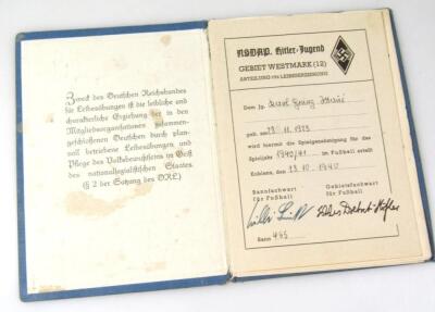 A Third Reich pair of documents relating to Karl Heinz Maue - 4