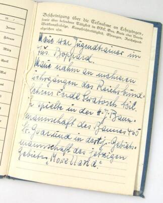 A Third Reich pair of documents relating to Karl Heinz Maue - 6