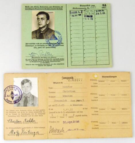 A Third Reich pair of documents relating to Christian Richter