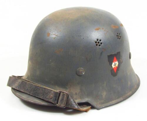 A Third Reich Hitler Jugend M1934 pattern civic model helmet