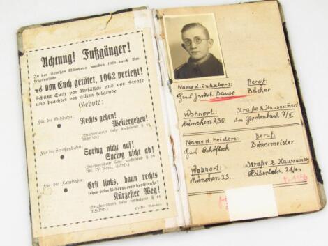 A Weimar Republic (probably 1932-1938) interesting note book