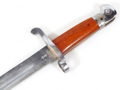 A Victorian British Pattern Martini Henry sword bayonet - 3