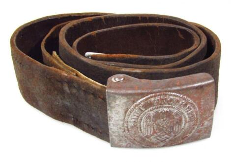 A Third Reich Hitler Jugend belt buckle