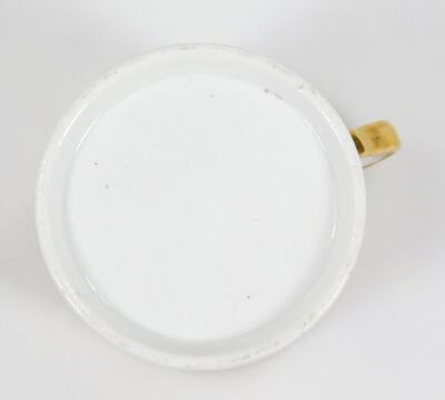 An early 19thC Coalport coffee can and saucer - 10