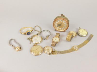 A quantity of wristwatches and pocket watches