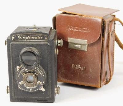 A Voigtlander Brilliant camera