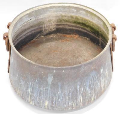 A Middle Eastern large copper pot