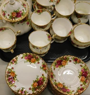 Royal Albert Old Country Roses part tea service